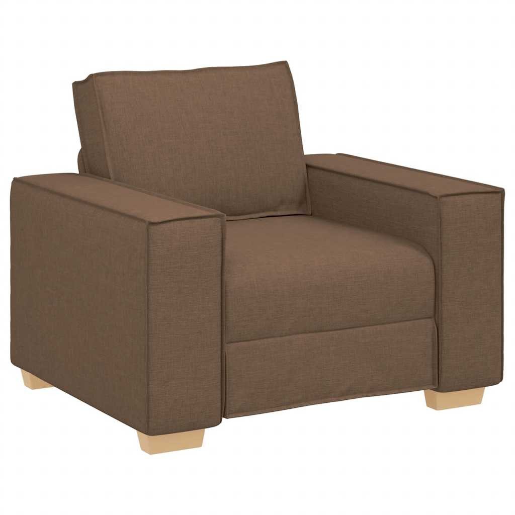 vidaXL Sofa Sofa Stuhl Braun 60 cm Stoff günstig online kaufen