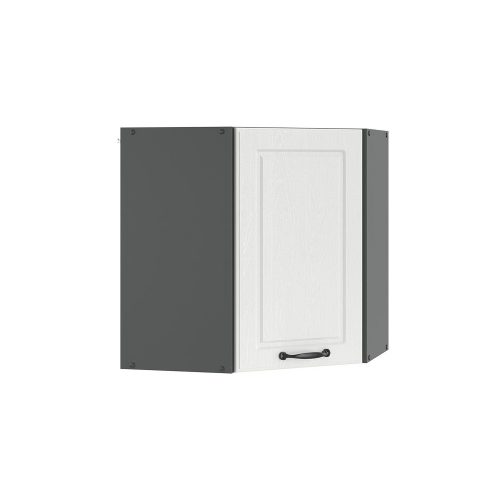 Vicco Eckhängeschrank R-Line, Weiß Landhaus/Anthrazit, 57 günstig online kaufen