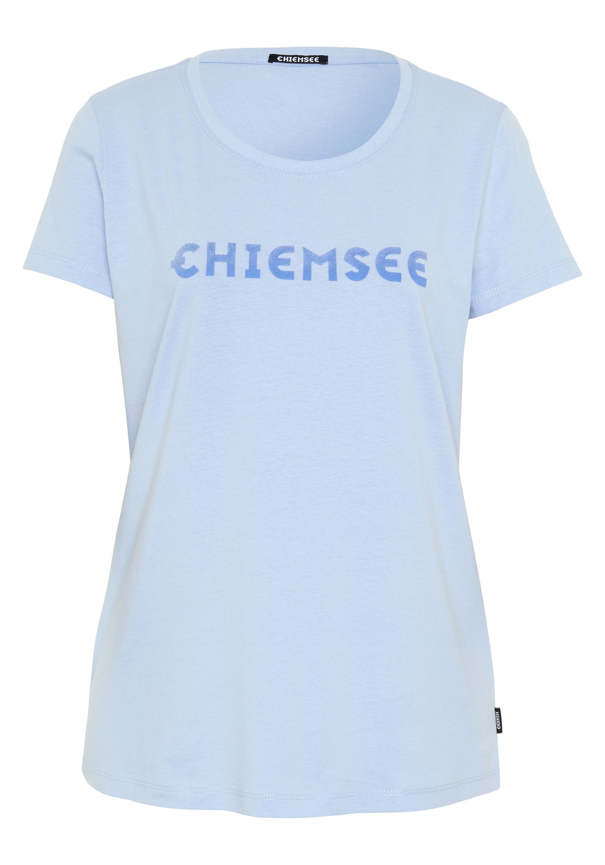Chiemsee Print-Shirt T-Shirt mit Logo in Farbverlauf-Optik 1