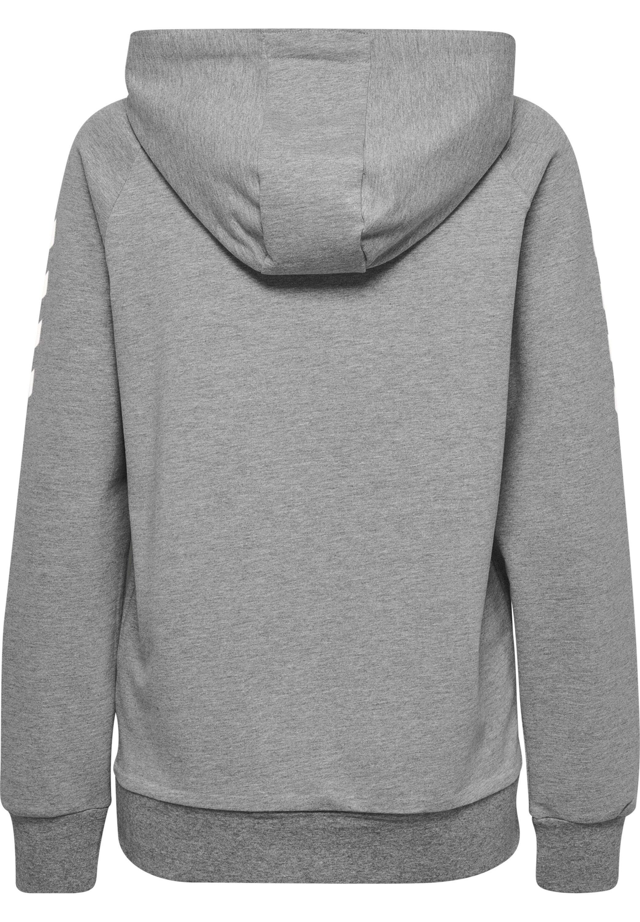 (1-tlg) Plain/ohne hummel Grau Sweatshirt Details