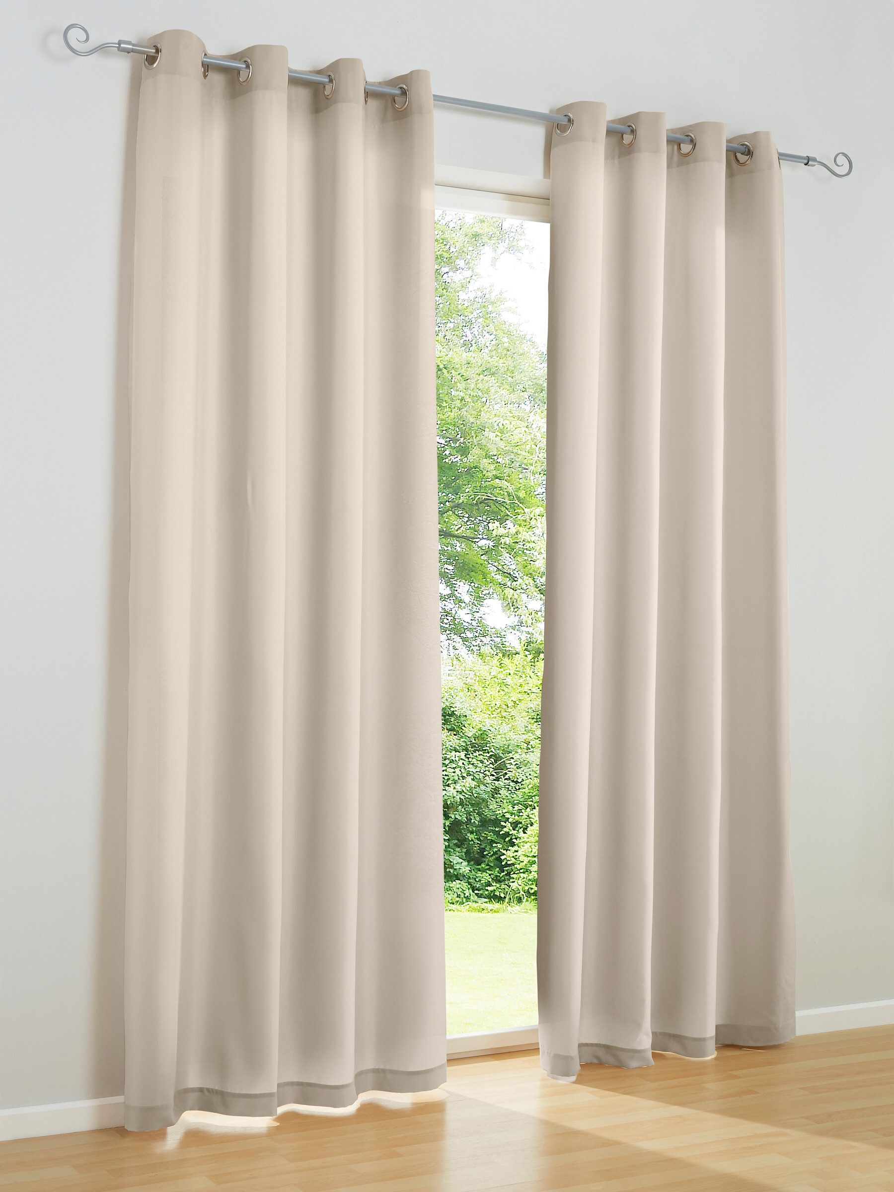 heine Gardine Dekoschal, Schlaufen (2 St), günstig online kaufen