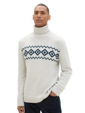 TOM TAILOR Strickpullover NEP TURTLENECK mit Wolle