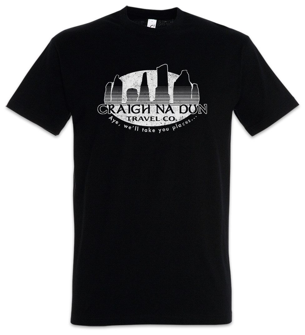 Urban Backwoods Print-Shirt Craigh Na Dun Travel Co. Herren T-Shirt Outlander Scots Scotland (1-tlg) Fraser Schottland Schottisch Randall