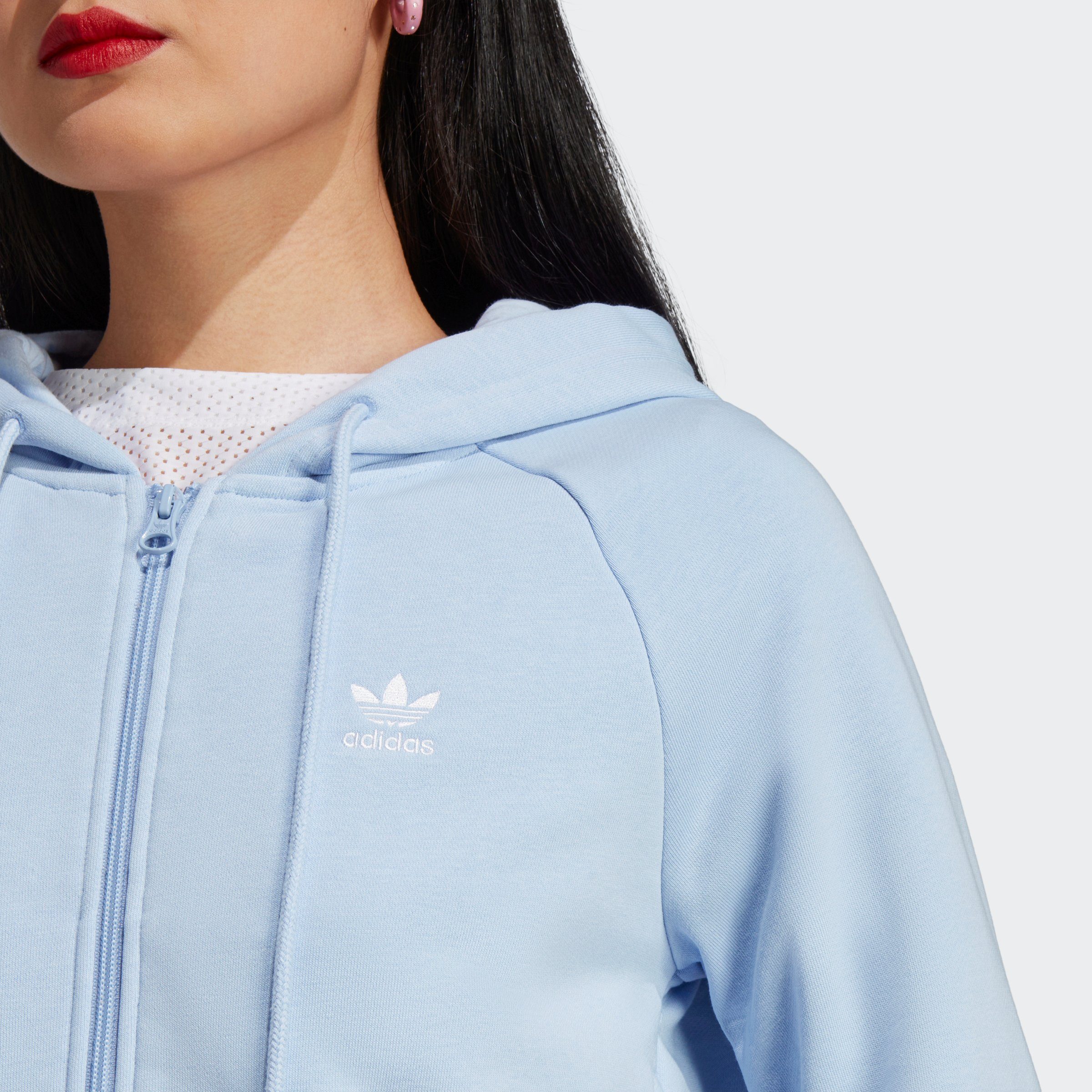 adidas Originals Kapuzensweatjacke CROP (1-tlg) TRAININGSJACKE