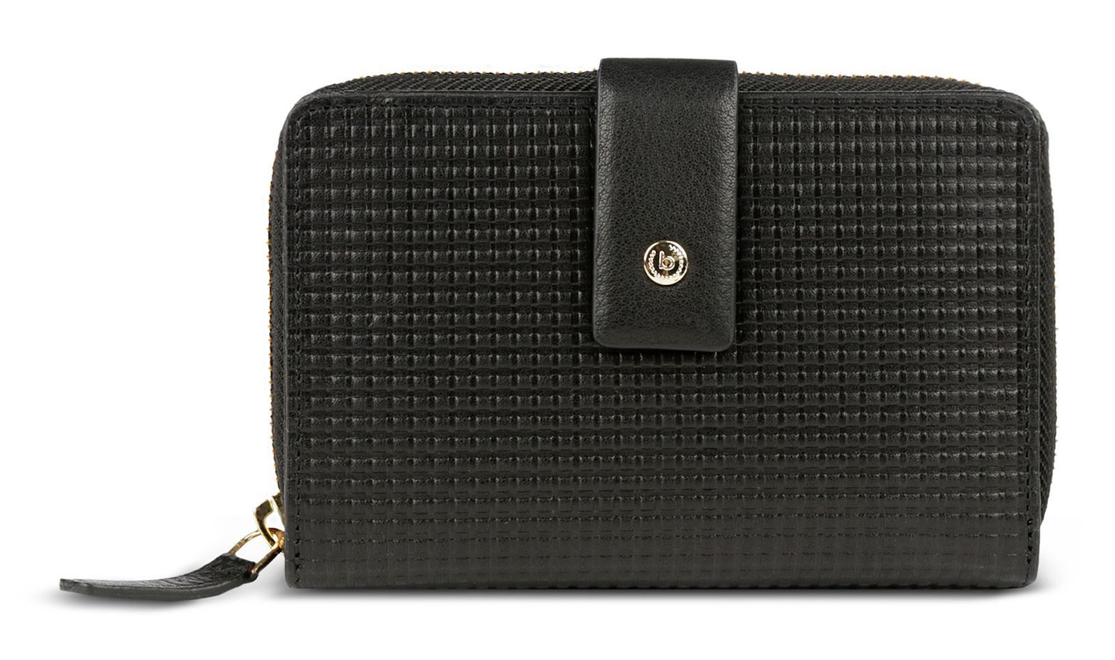 bugatti Geldbörse Lady Zip Around Wallet, aus echtem Rindsleder mit RFID-Blocker Schutz
