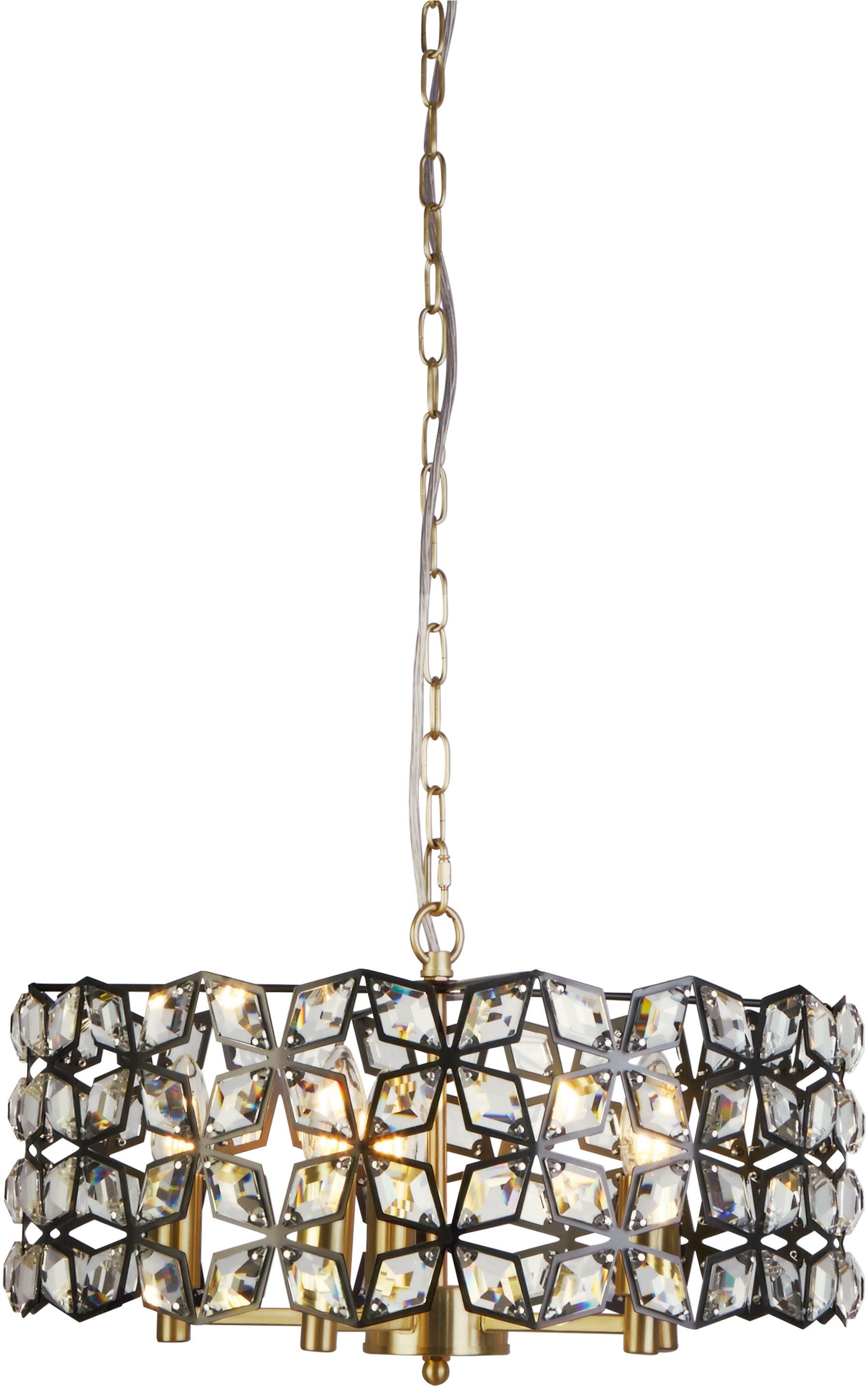 Searchlight Hängeleuchte Hängeleuchte Iris, 5-flammig, ohne Leuchtmittel, Glamourös