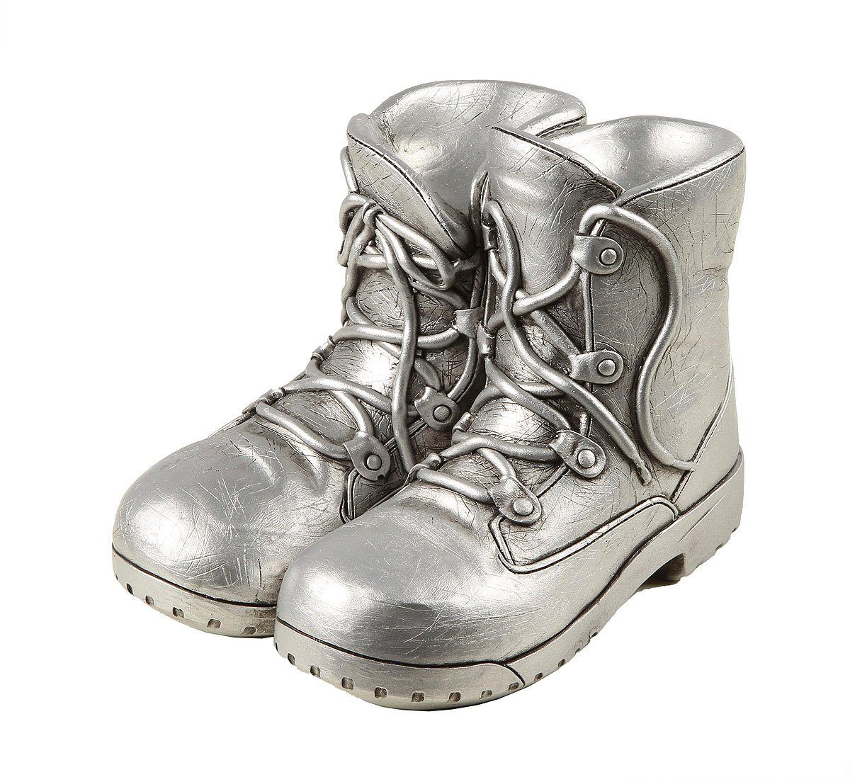 Ambiente Haus Spardose Stiefel, silberfarben, (1-tlg), Sparschwein, Retro-D günstig online kaufen