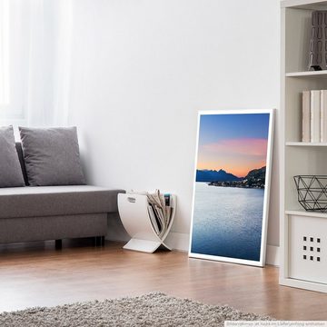 Sinus Art Poster 90x60cm Poster Die Farben des Sonnenuntergangs Sizilien Italien