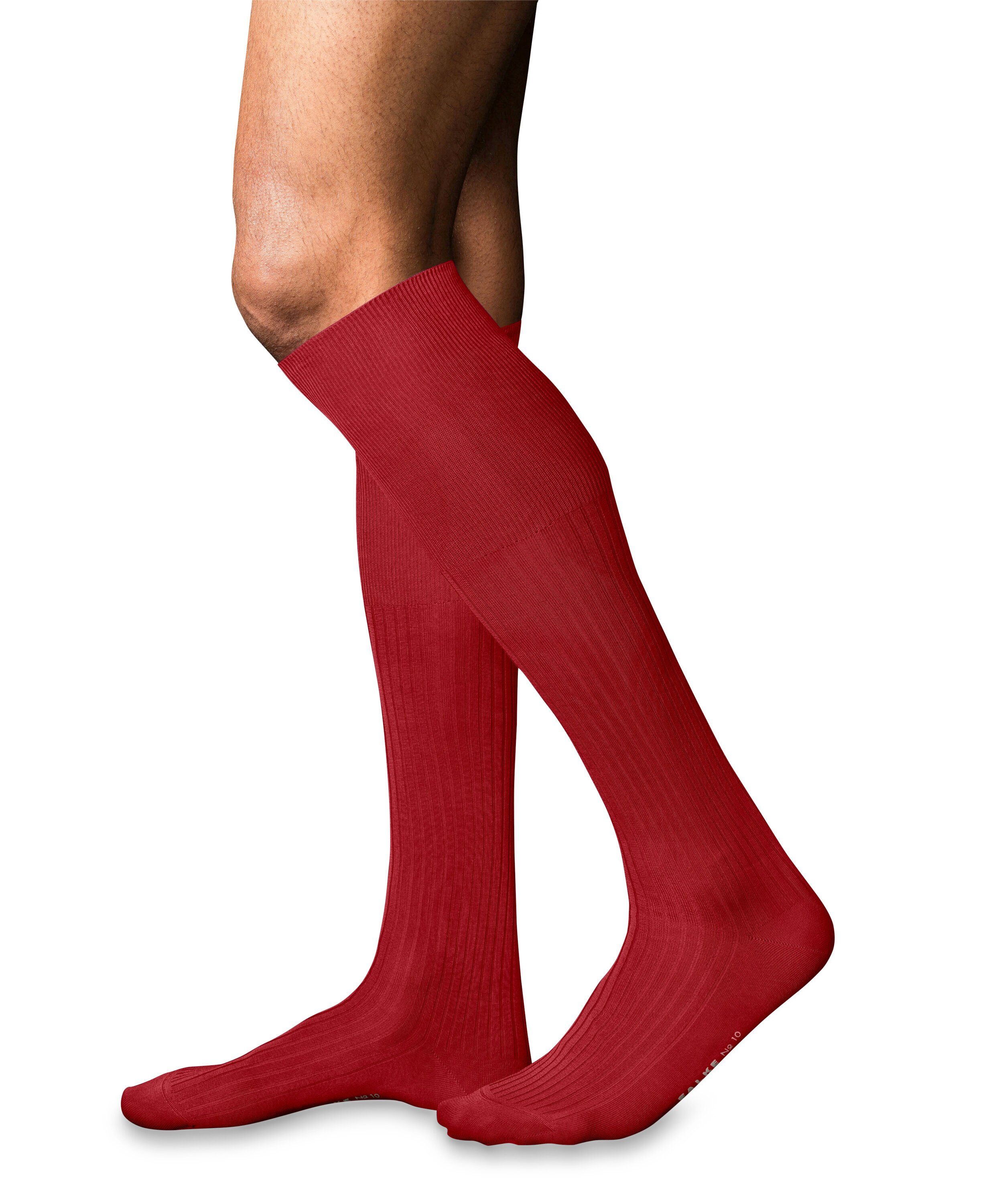 FALKE Kniestrümpfe No. 10 Pure Fil d´Écosse Kniestrümpfe (1-Paar) mit ägyptischer „Karnak“ Baumwolle