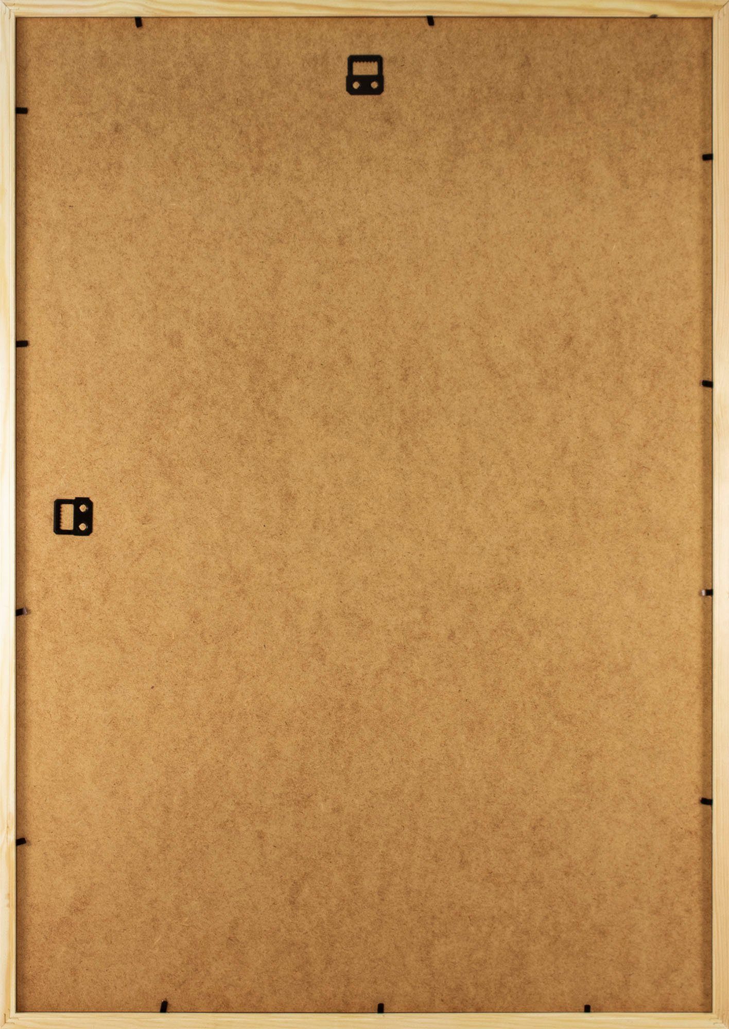 Komar Bilderrahmen Stone, Echtholzrahmen mit hochtransparentem Acrylglas