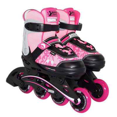 Best Sporting Inlineskates Inline Skates Розмір verstellbar, ABEC 5 Carbon, blau pink