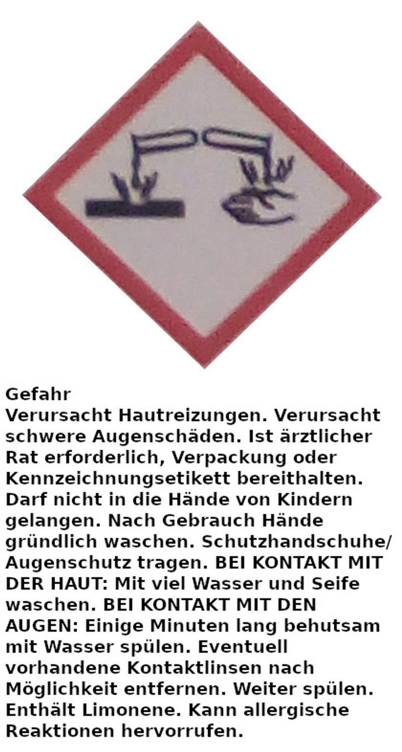 HSP Hanse Shopping GmbH 2x 500ml Clever Clean Zitro Geschirrspülmittel + Schwamm Spülmittel Ko Kalklöser