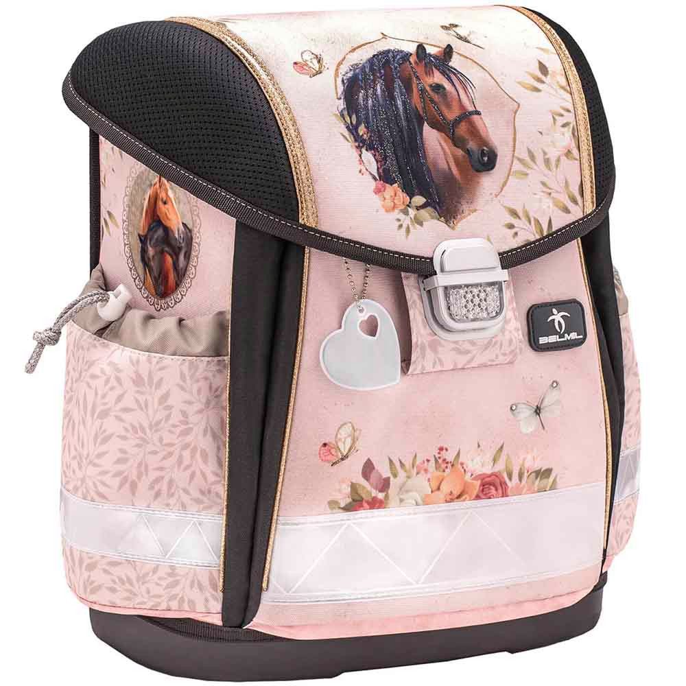 Belmil Schulranzen Set Classy 10-teilig 2025 Mädchen Horse Chestnut