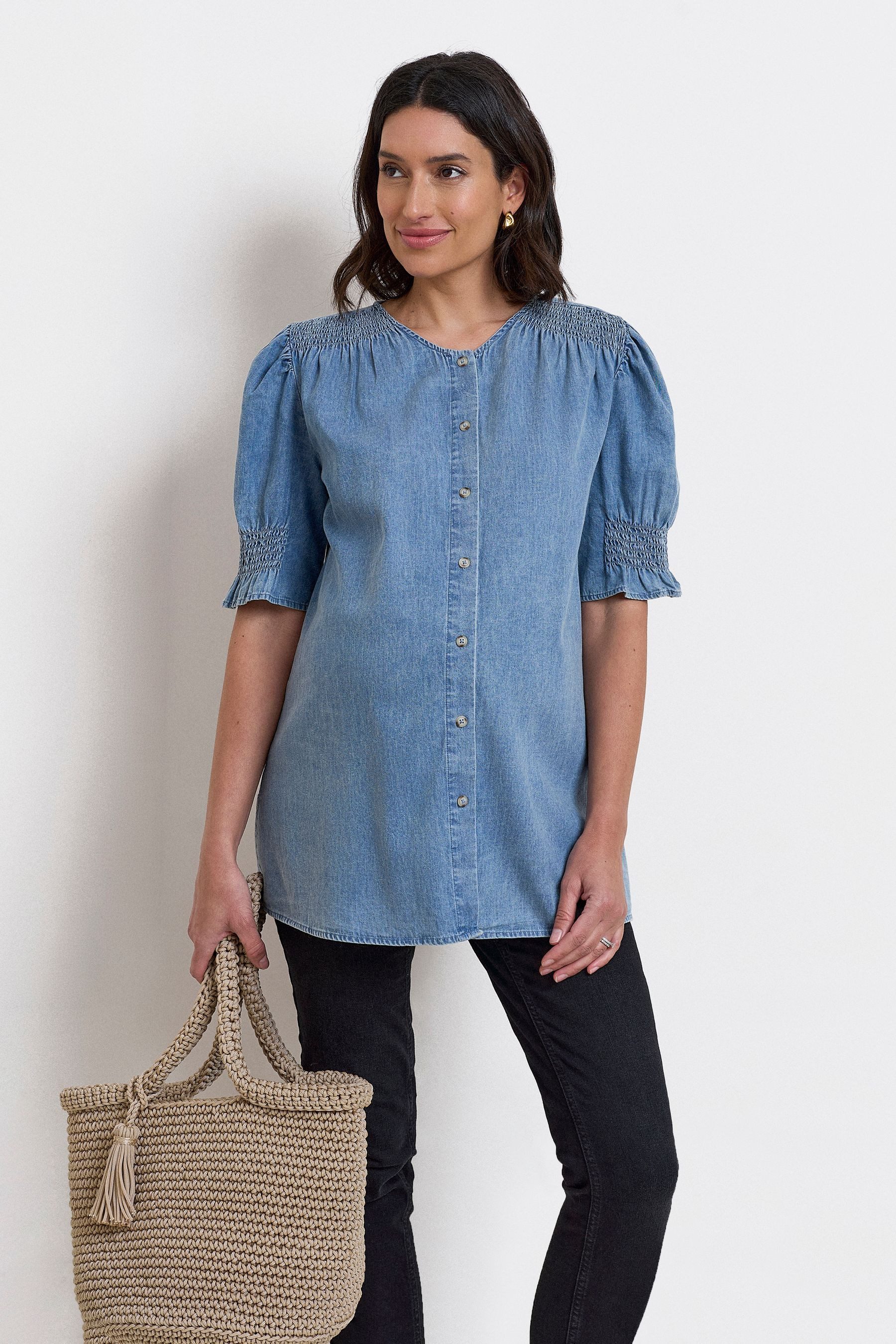 Seraphine Umstandsbluse Seraphine Umstandsbluse aus 100 % Baumwolle (1-tlg)