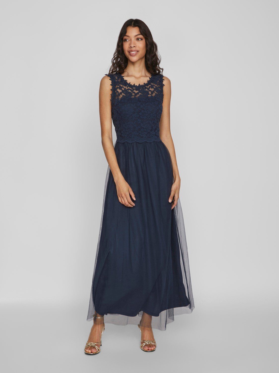 Vila Shirtkleid (lang) VILYNNEA MAXI DRESS /SU- NOOS