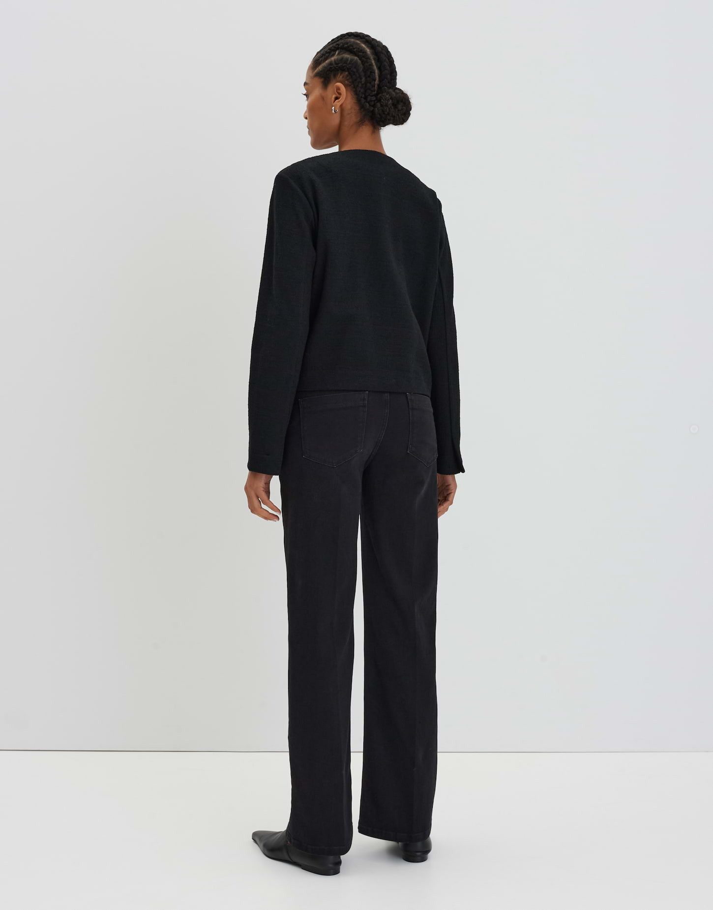 someday Jackenblazer Bouclé Jacke NEELIA aus BCI Cotton Mix