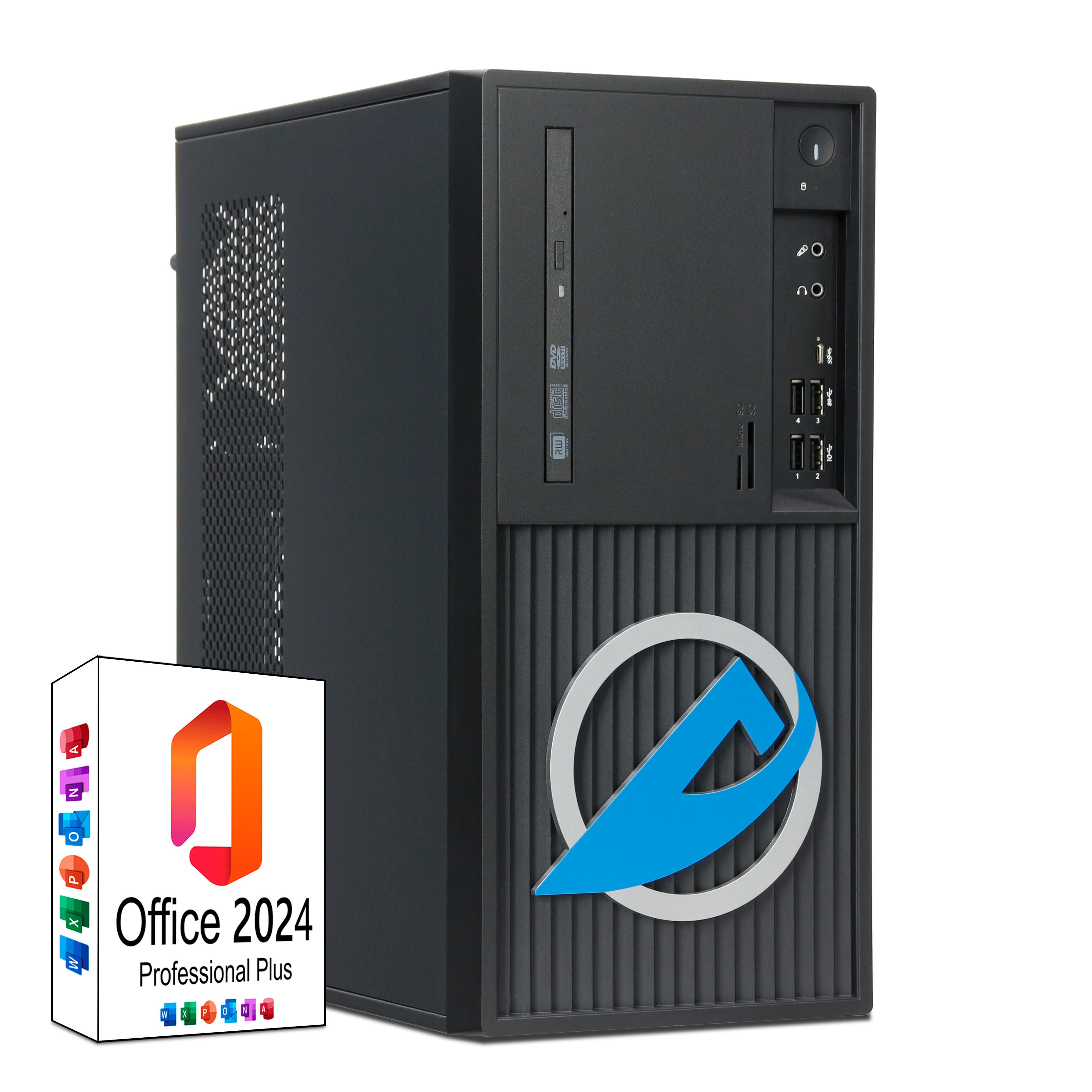 ANKERMANN-PC Office Master PC (Intel Core i7 8700, GeForce GT 710, 16 GB RAM, 1000 GB SSD, Luftkühlung)