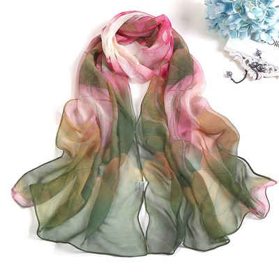 GLAMO Schal Schals für Damen,leicht,bedruckt,Blumenmuster,Schal