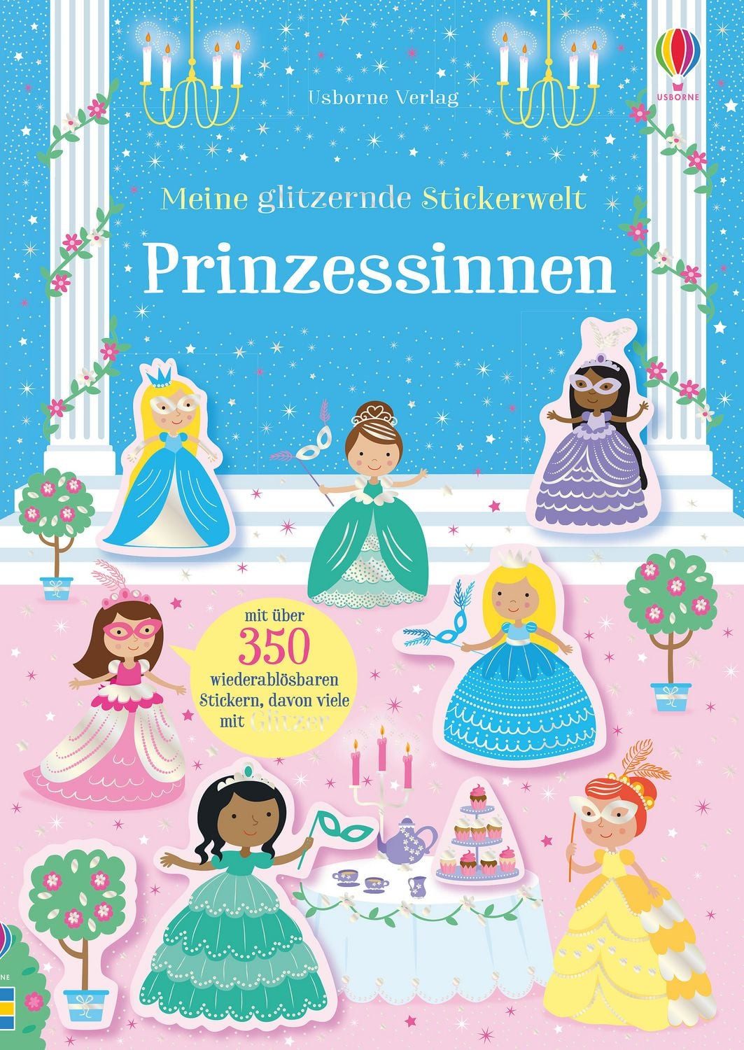 Meine glitzernde Stickerwelt: Prinzessinnen / Kirsteen Robson