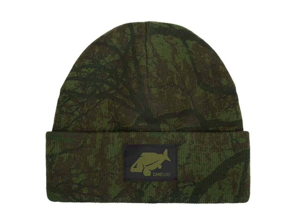 Delphin.sk Beanie Wintermütze Delphin OutLINE CamoWAY Camouflage-Mütze warm natürliche Materialien