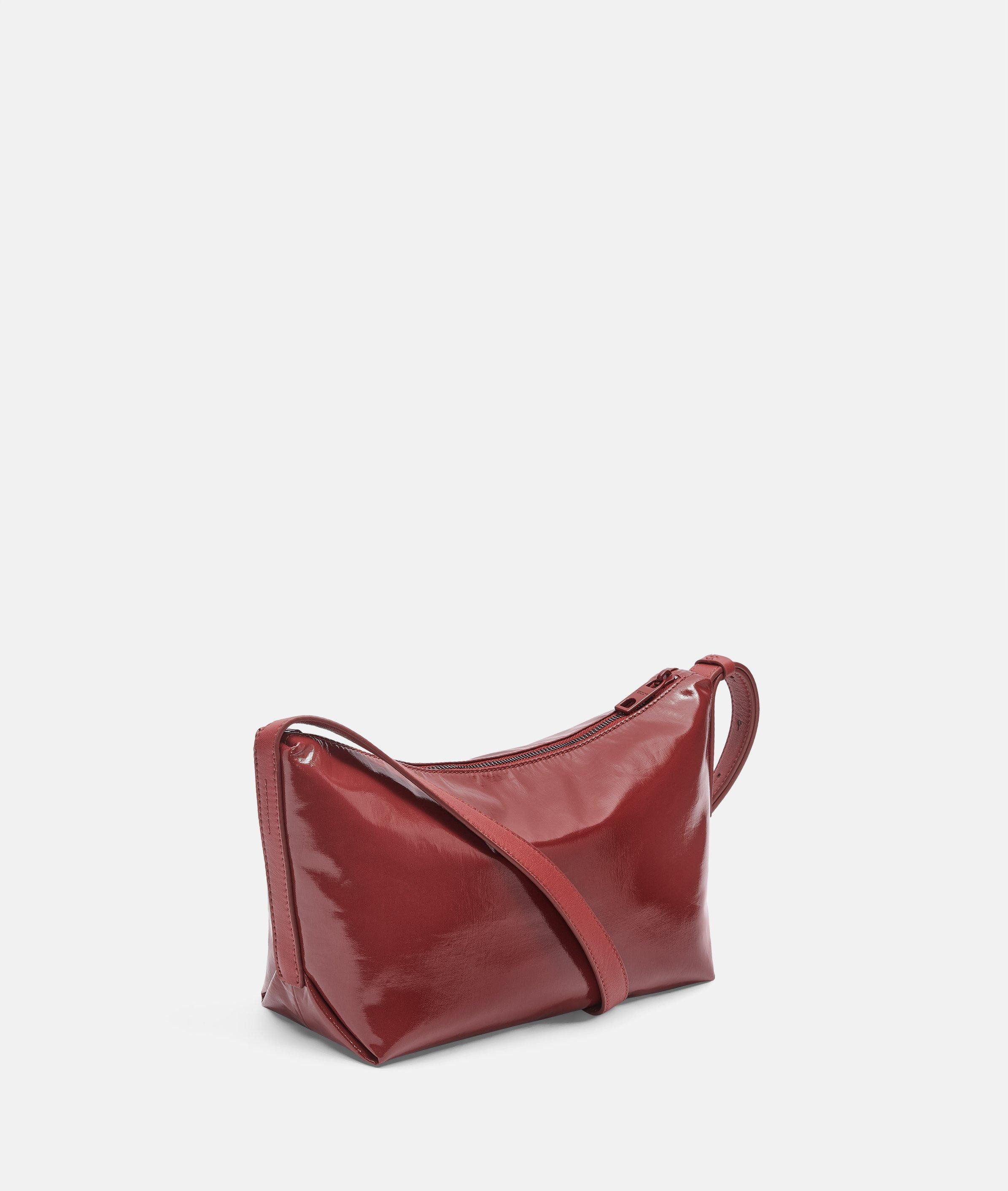 Liebeskind Berlin Umhängetasche Elvira Crossbody M, Geräumige Umhängetasche aus folierter Baumwolle