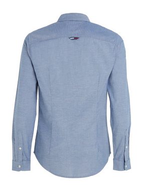 Tommy Jeans Langarmhemd TJM SLIM STRETCH OXFORD SHIRT aus Bio-Baumwolle