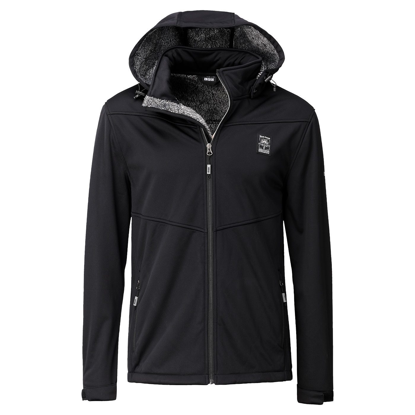 LPO Softshelljacke Softshelljacke Laron 2 Übergangsjacke mit Teddyfutter innen