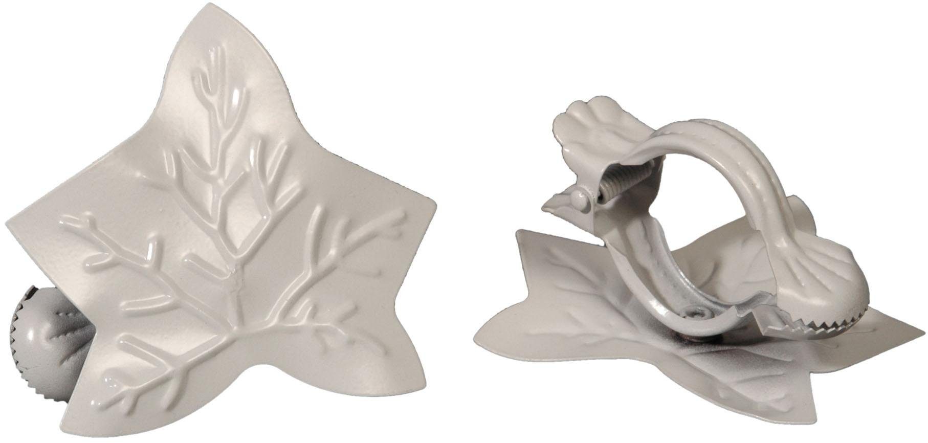 Liedeco Dekoklammer Blatt, Шторы, Vorhänge, (Packung, 2-St), für Шторы, Vorhänge