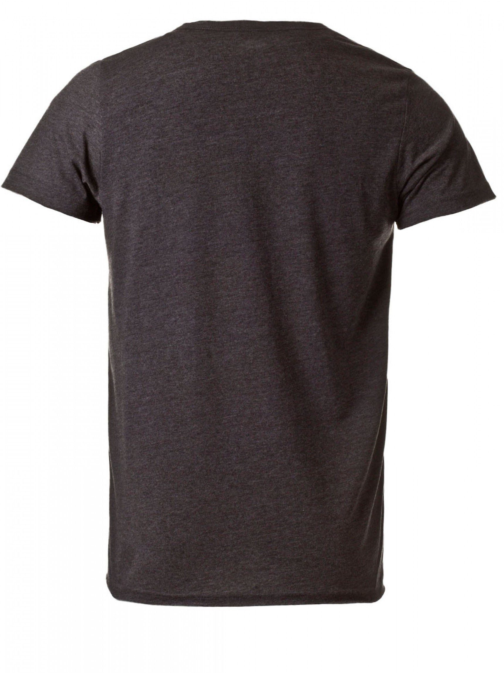 Yazubi T-Shirt Yazubi Rundhalsshirt (black) Noah O-Neck modernes Shirt - Schwarz (1-tlg)