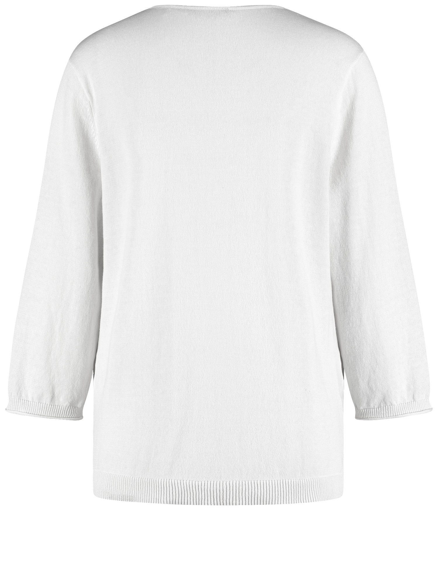 Taifun Strickjacke – Offener Cardigan in Unifarbe mit Langarm