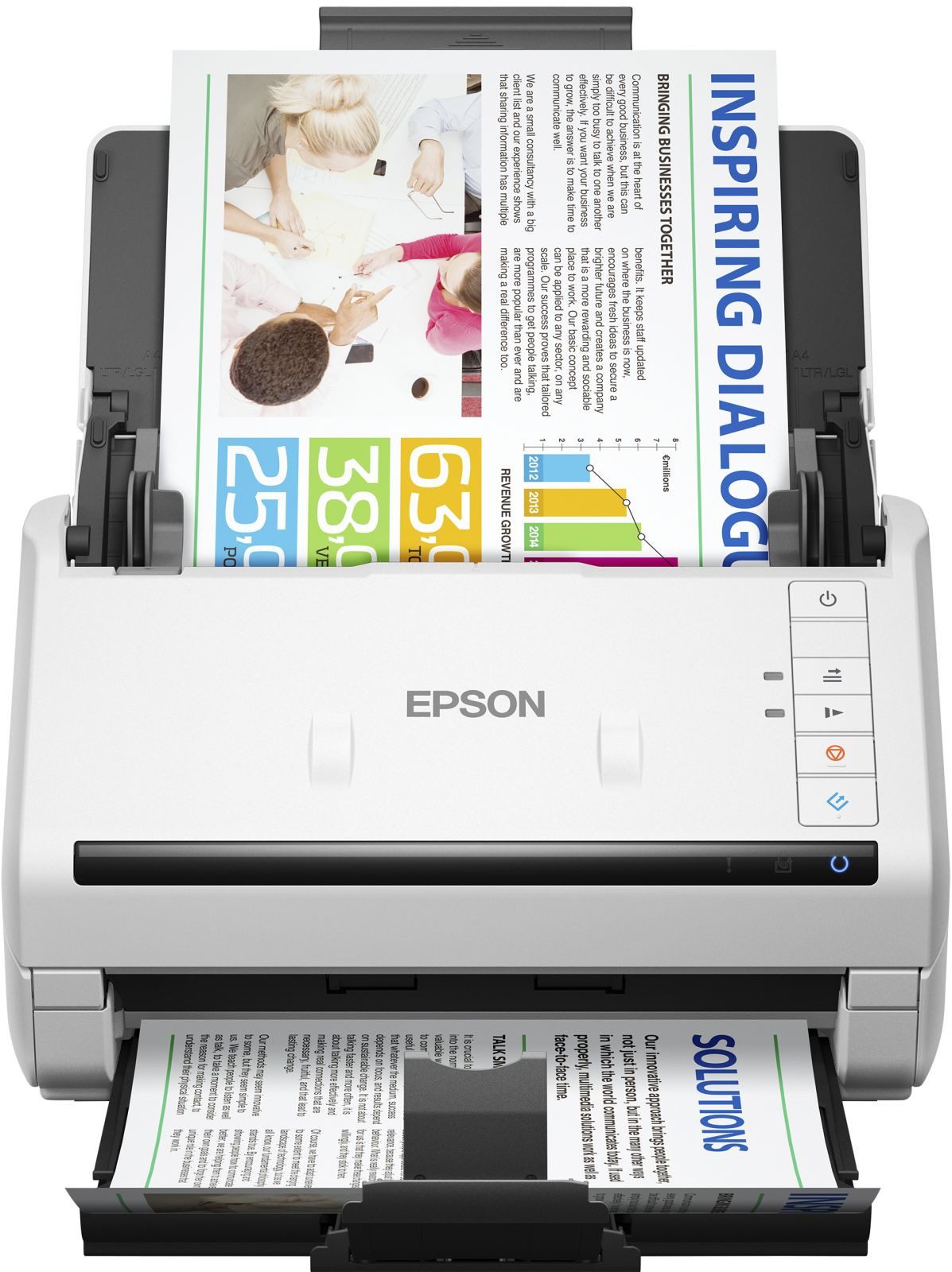 Epson WorkForce DS-770II - Dokumentenscanner - Duplex - 215.9 x 6096 mm - 60 Scanner
