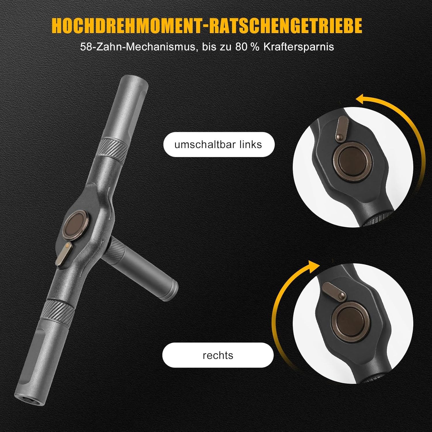 HYCHIKA Schraubendreher HYCHIKA 24 in 1 Ratchet Screwdriver Set