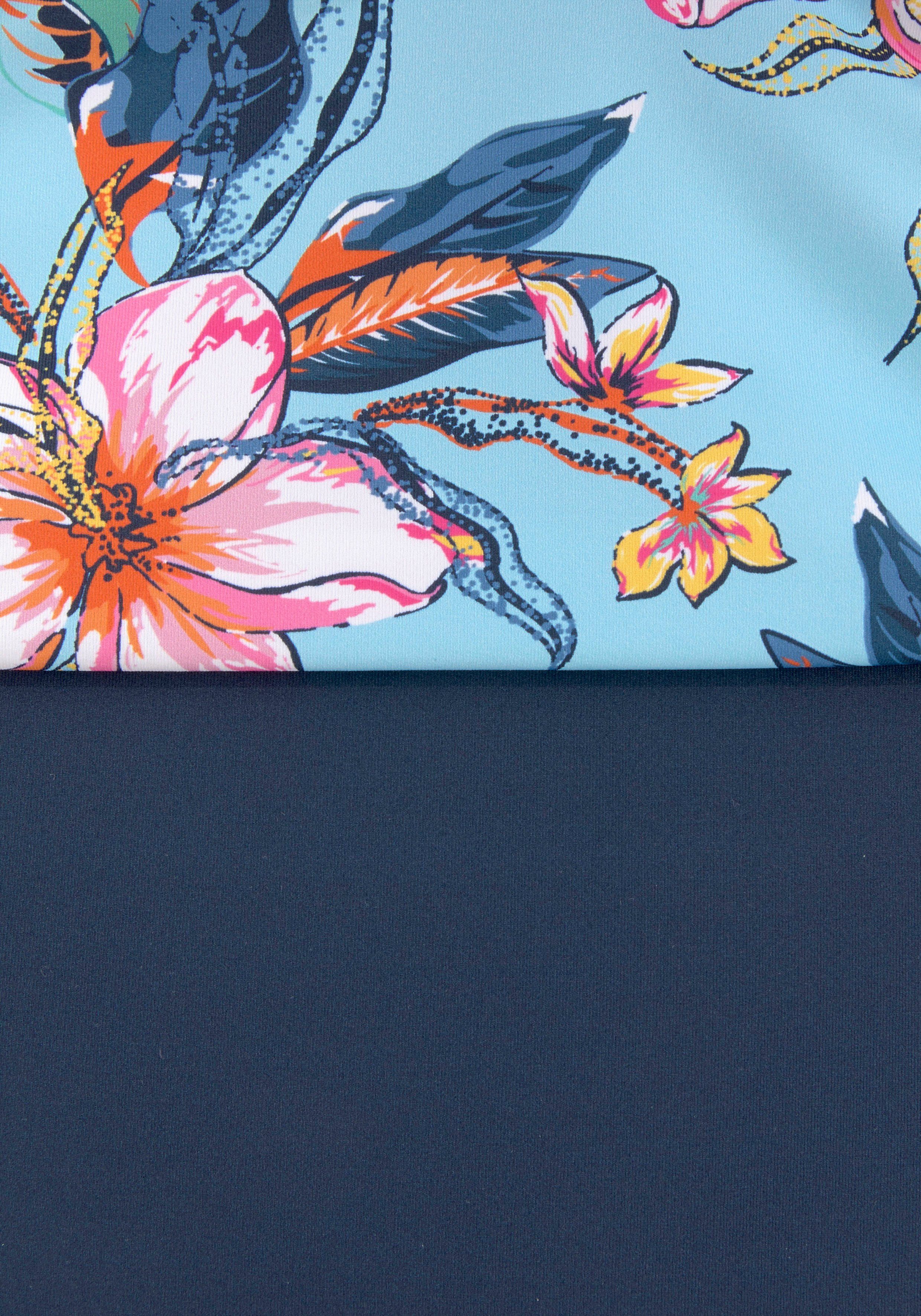 LASCANA Badeanzug Malia mit tropischem Print und Shaping-Effekt