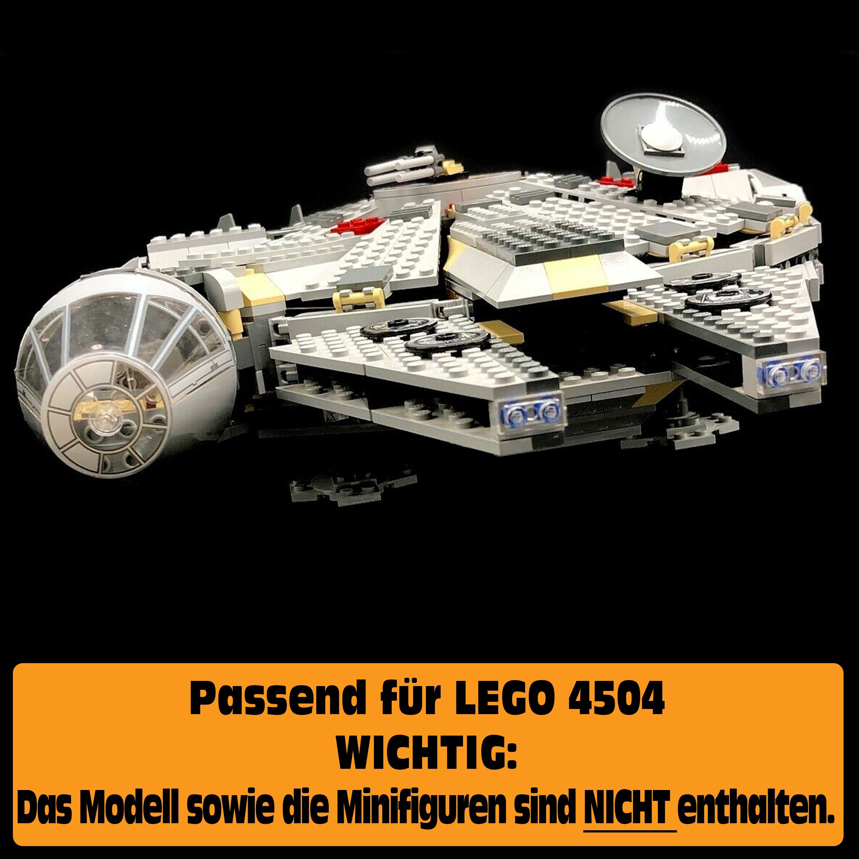 selbst Standfuß Made Germany zusammenbauen), 4504 LEGO (zum Millennium Acryl 100% Display Falcon für AREA17 in