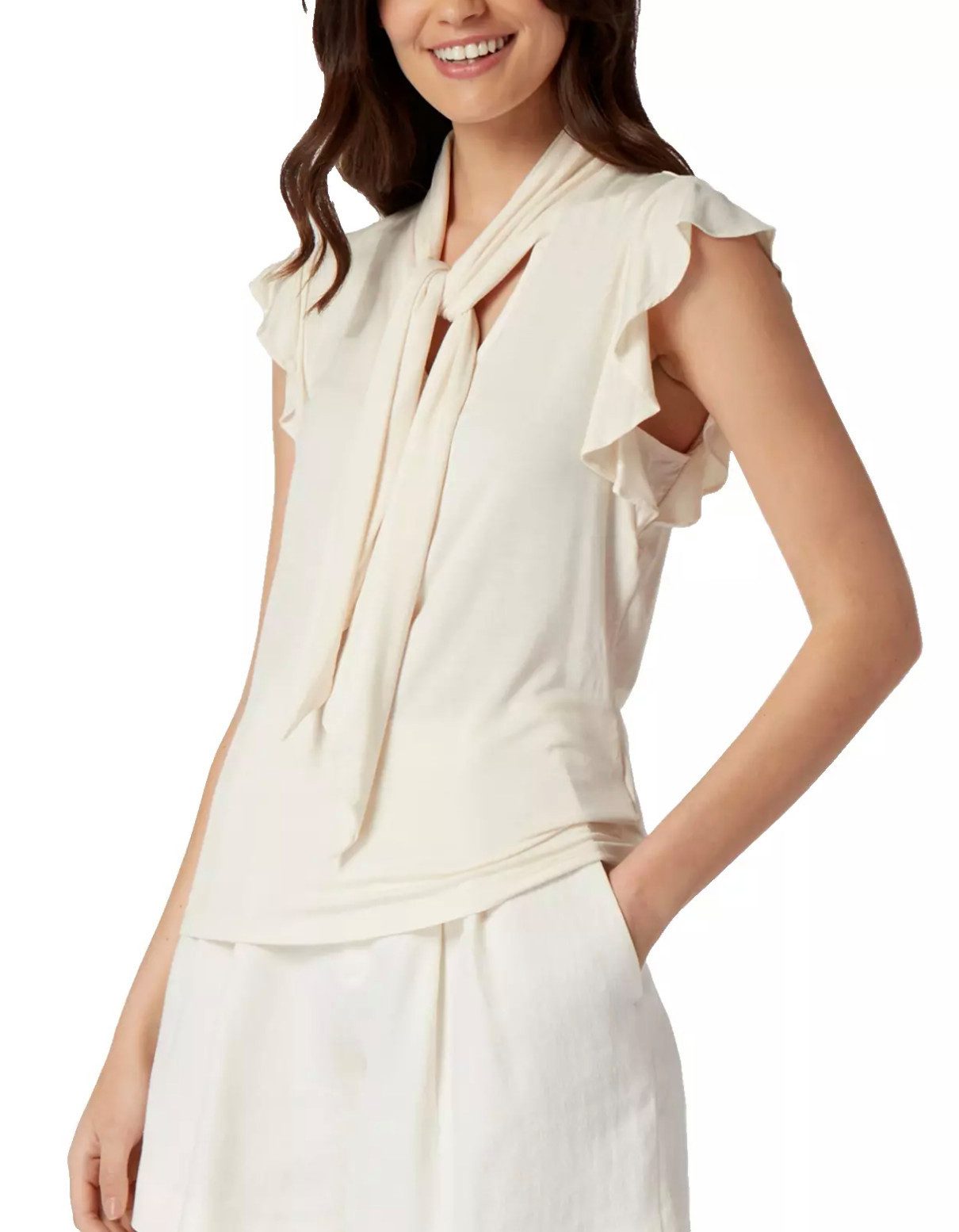 Lauren Ralph Lauren Blusentop Volants Flounces günstig online kaufen