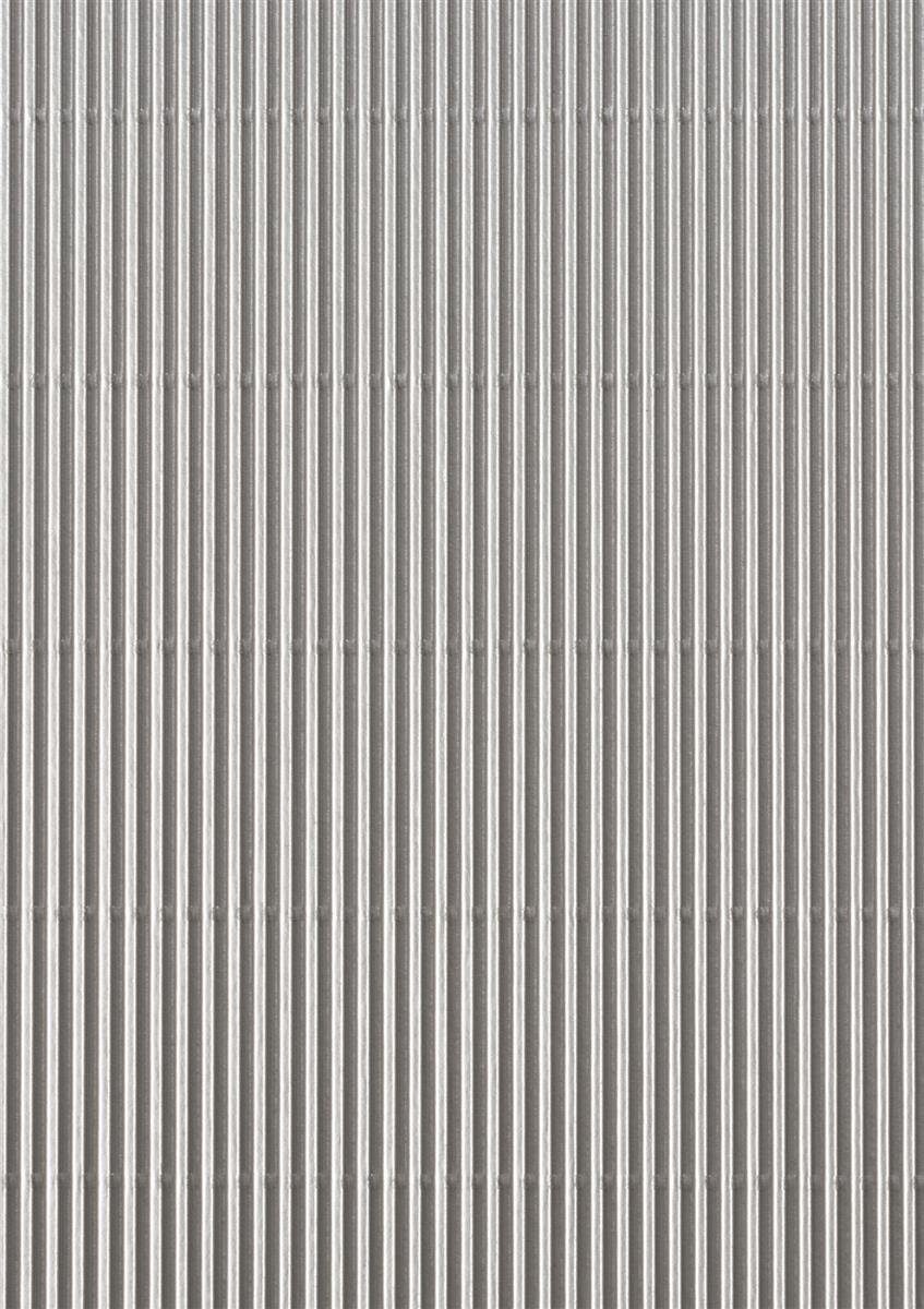 Heyda Bastelkartonpapier Heyda 204713292 Bastelwellkarton 50 x 70 cm silberfarben metallic