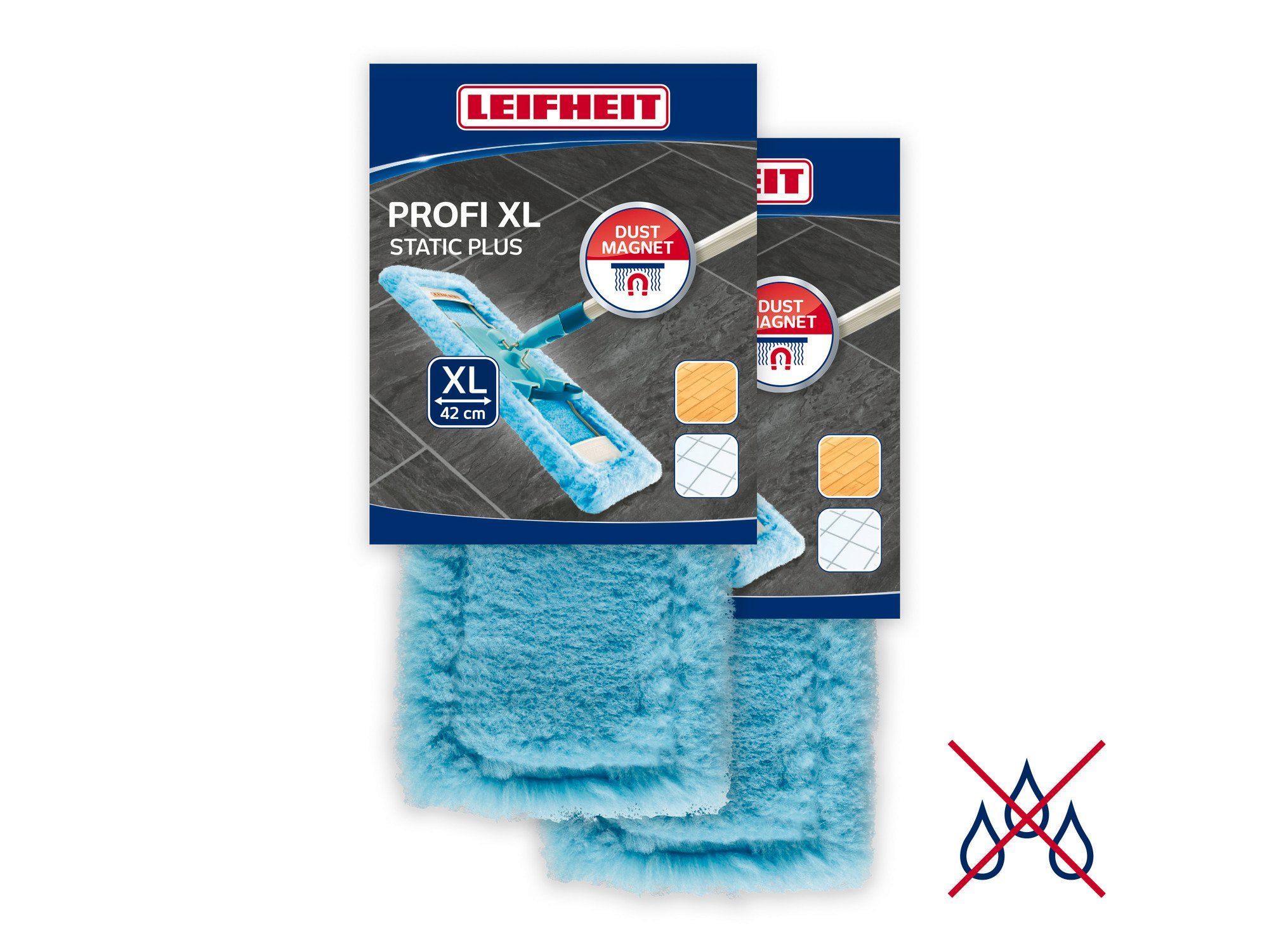 Wischbezug Profi XL static plus 2er Wischbezug