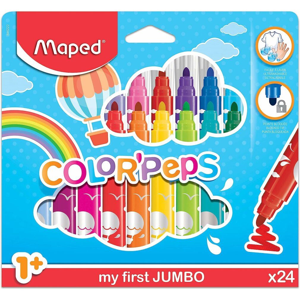 MAPED Filzstift Color'Peps Early Age Jumbo 24 Stück