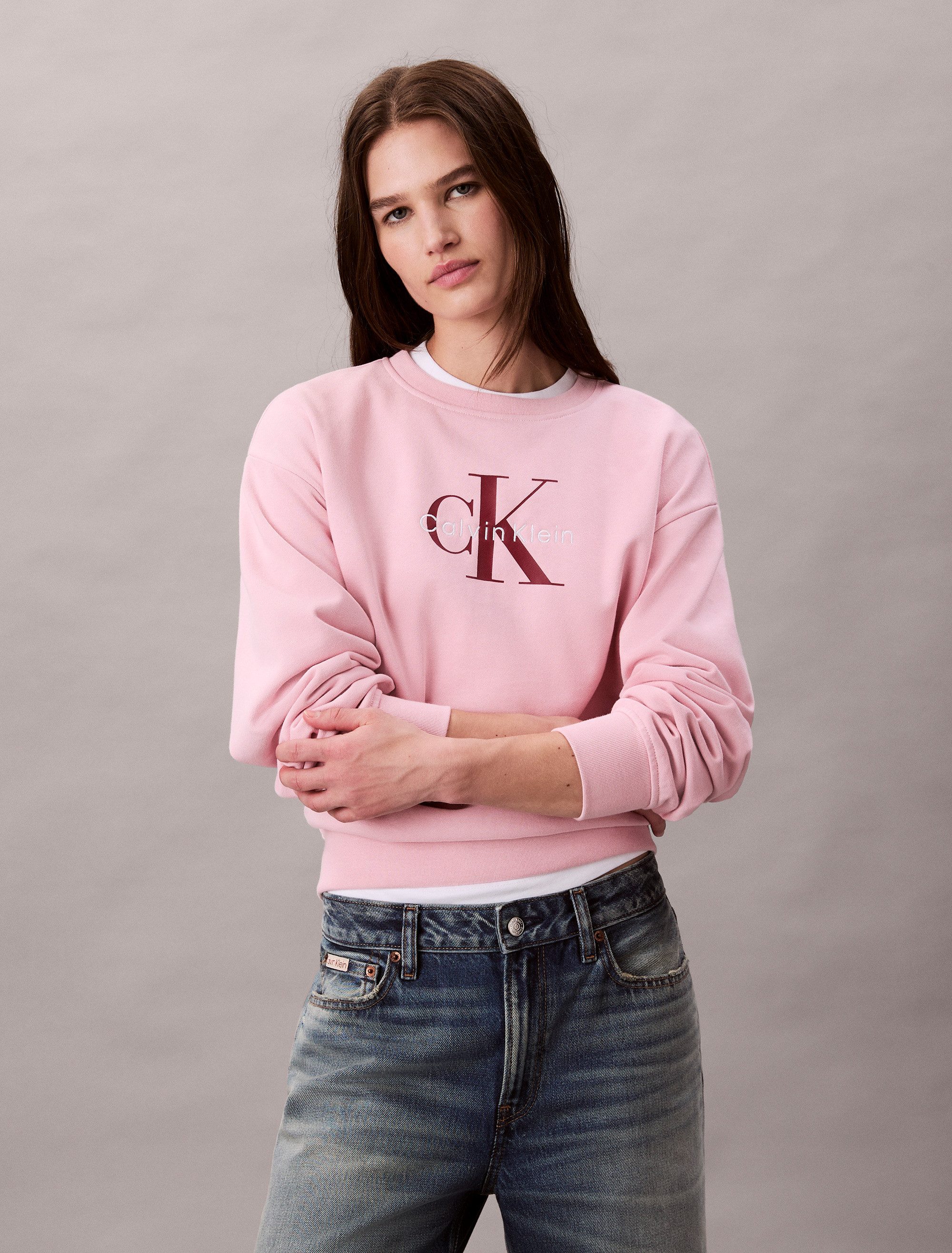 Calvin Klein Jeans Sweatshirt LS MNLG günstig online kaufen
