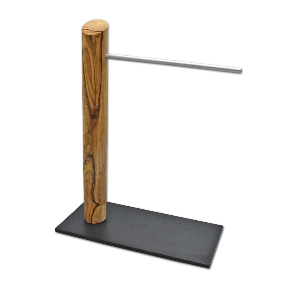 Olivenholz-erleben Obstschale Bananenhalter / Weintraubenhalter aus echtem Olivenholz, Olivenholz, (1-tlg), schonende Aufbewahrung, verhindert Druckstellen und fördert Nachreifen