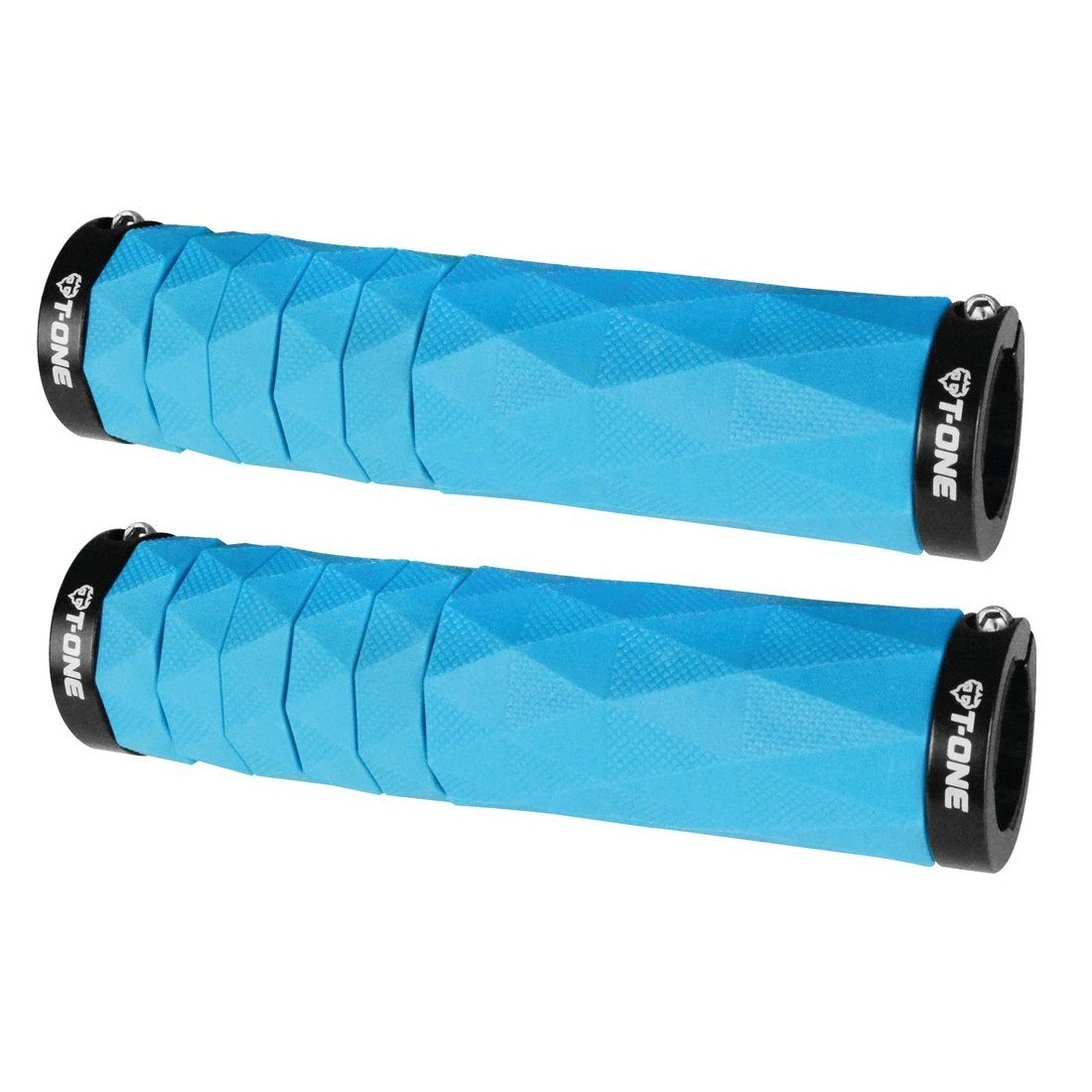 T-ONE Fahrradlenkergriff Griffe "Diamond", 2x Schraubensicherung, 94 bis 134 mm