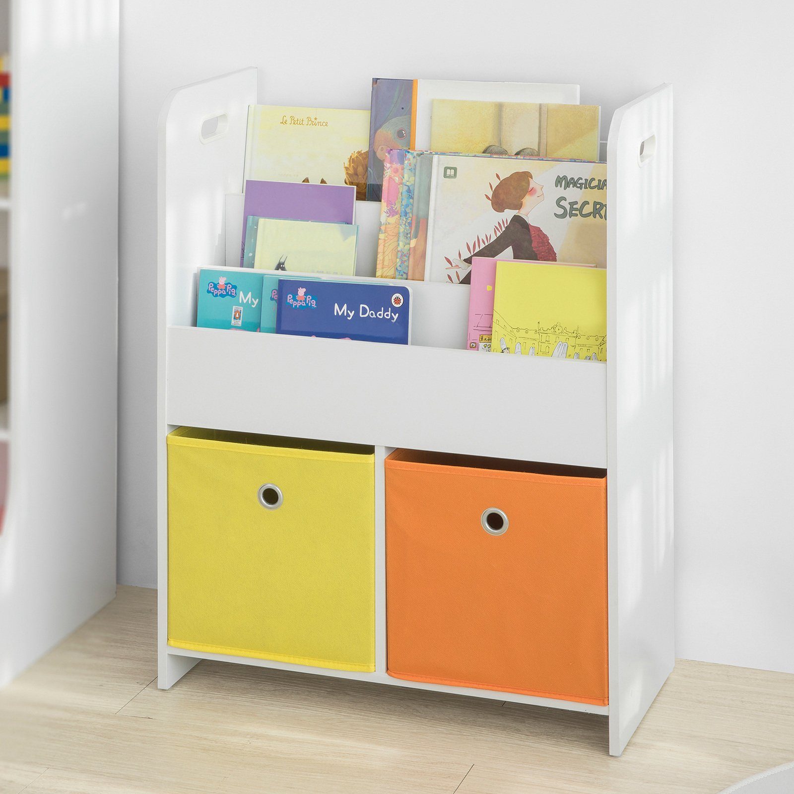 SoBuy Bücherregal KMB26/KMB27, Kinderregal mit 3 günstig online kaufen