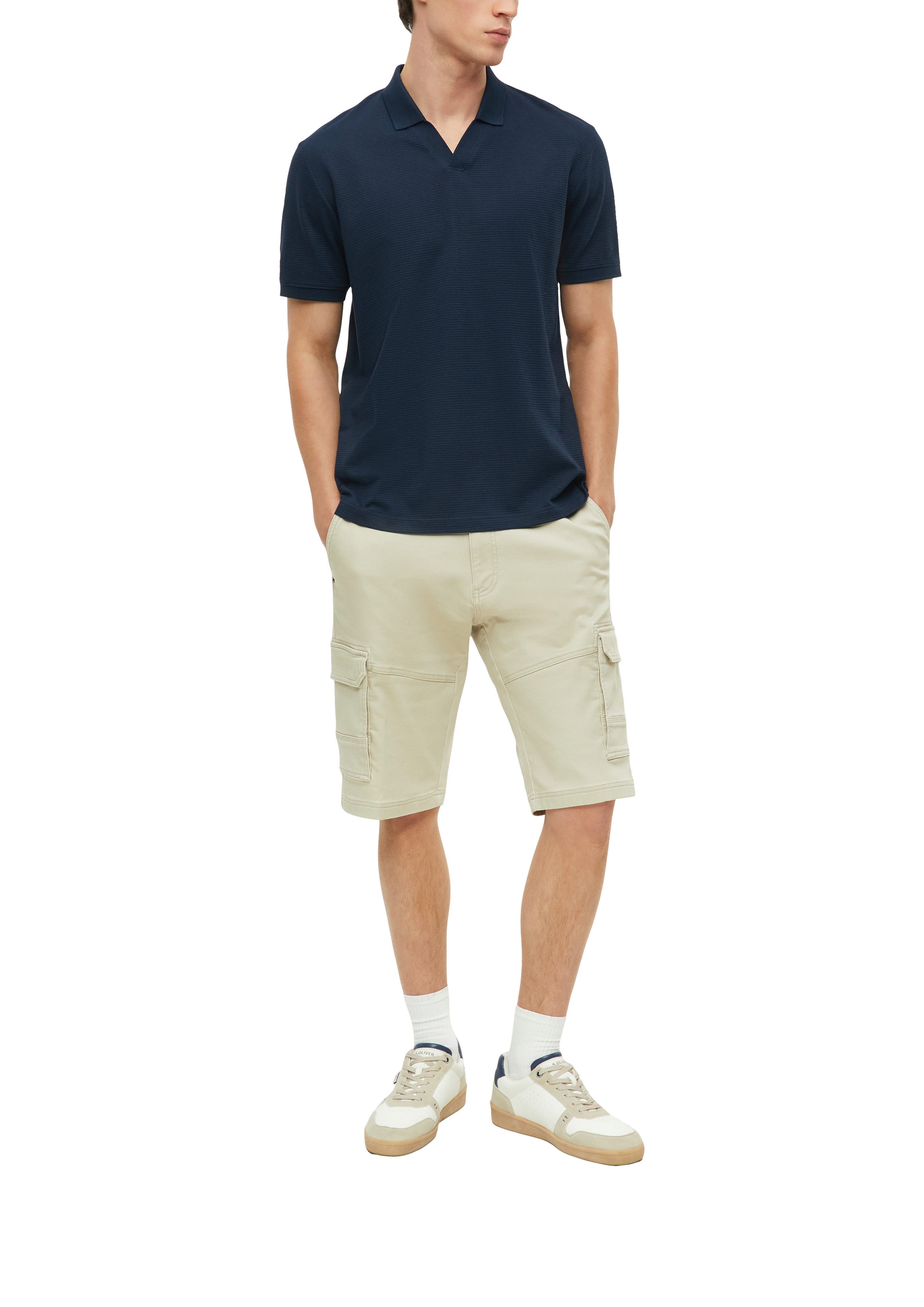 s.Oliver Poloshirt Sommer-Polo in Struktur-Optik – Bild 3 von 4