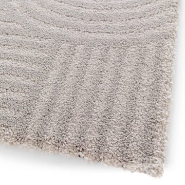 Teppich MOON, Polypropylen, Silbergrau, 160 x 230 cm, Balta Rugs, rechteckig, Höhe: 17 mm