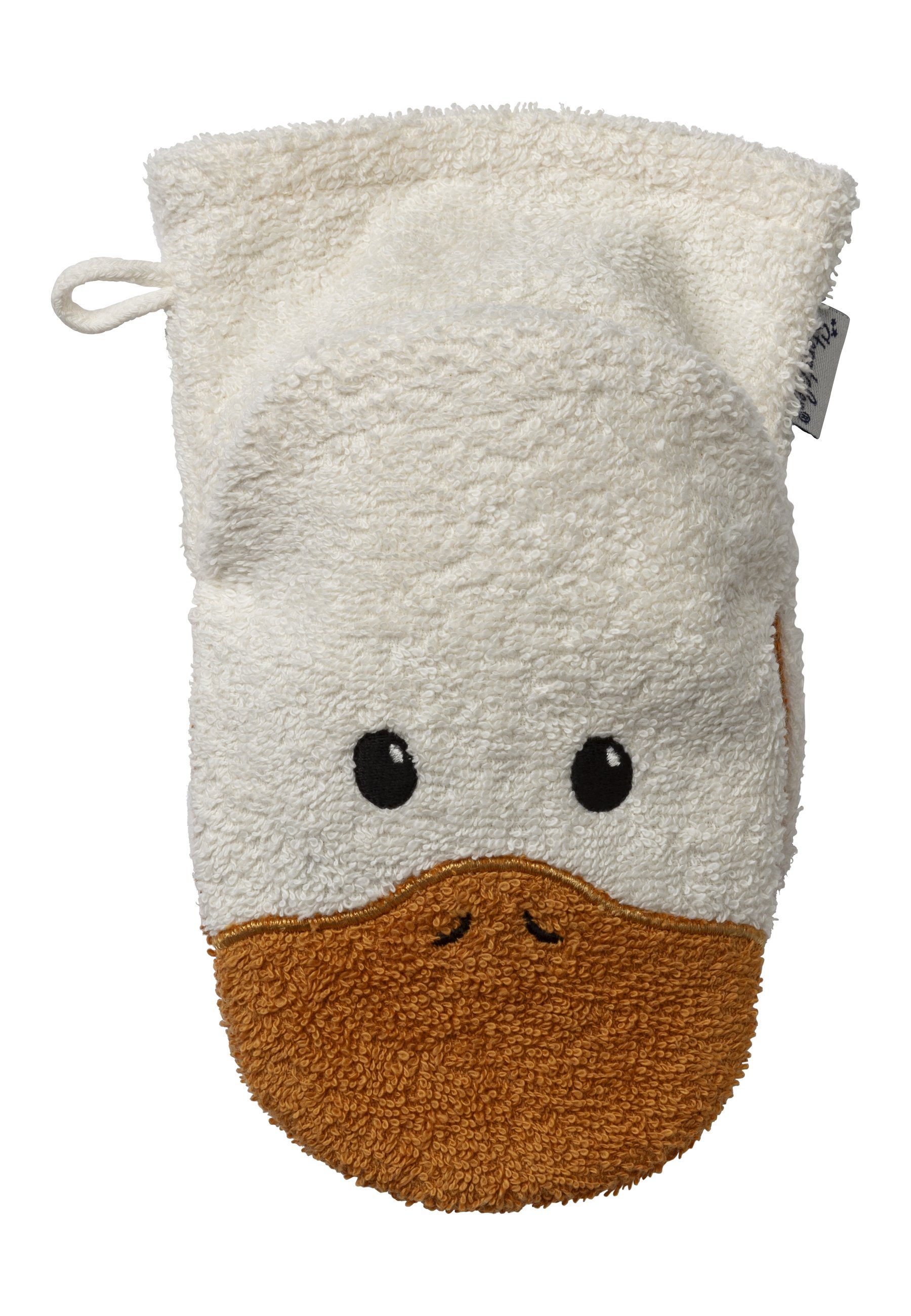 Sterntaler® Waschhandschuh Waschhandschuh ENTE Edda, Frottee (1-St)