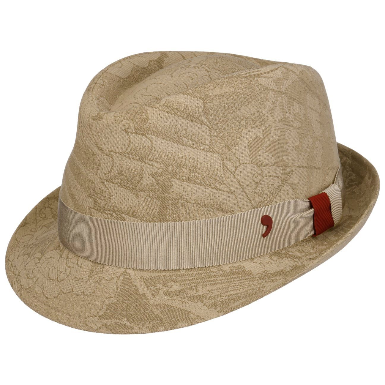 Alfonso D´Este Trilby (1-St) Stofftrilby mit Futter, Made in Italy