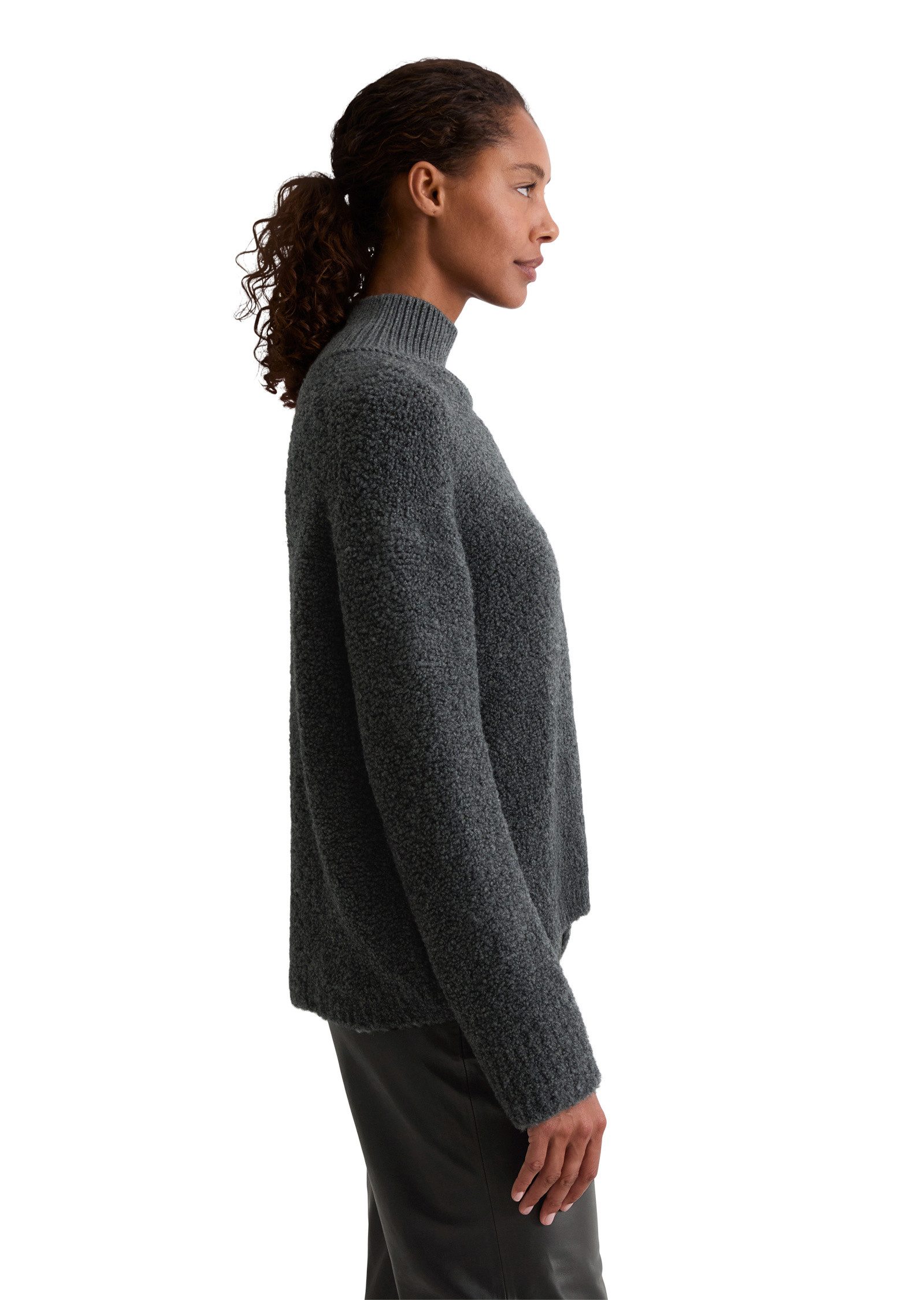 Marc O'Polo Stehkragenpullover aus Schurwolle-Alpakawolle-Mix günstig online kaufen