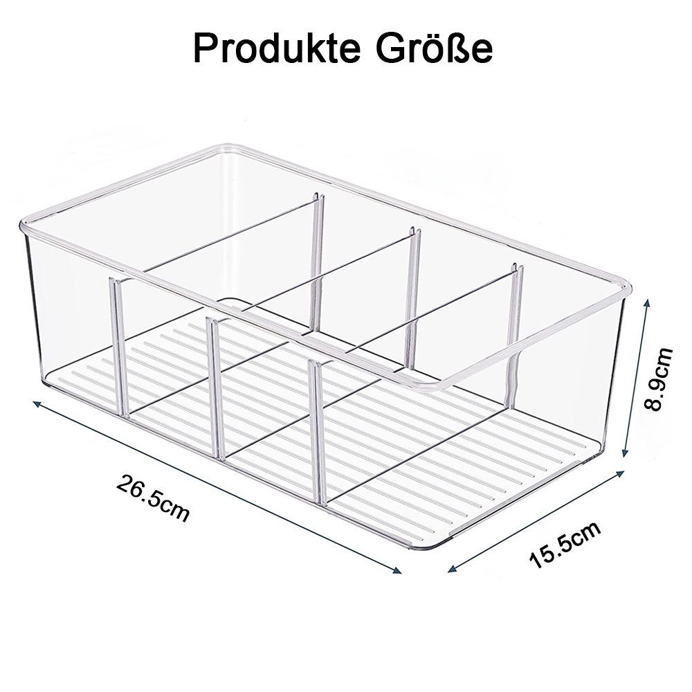 zggzerg Aufbewahrungsbox Kühlschrank Organizer mit 4 günstig online kaufen