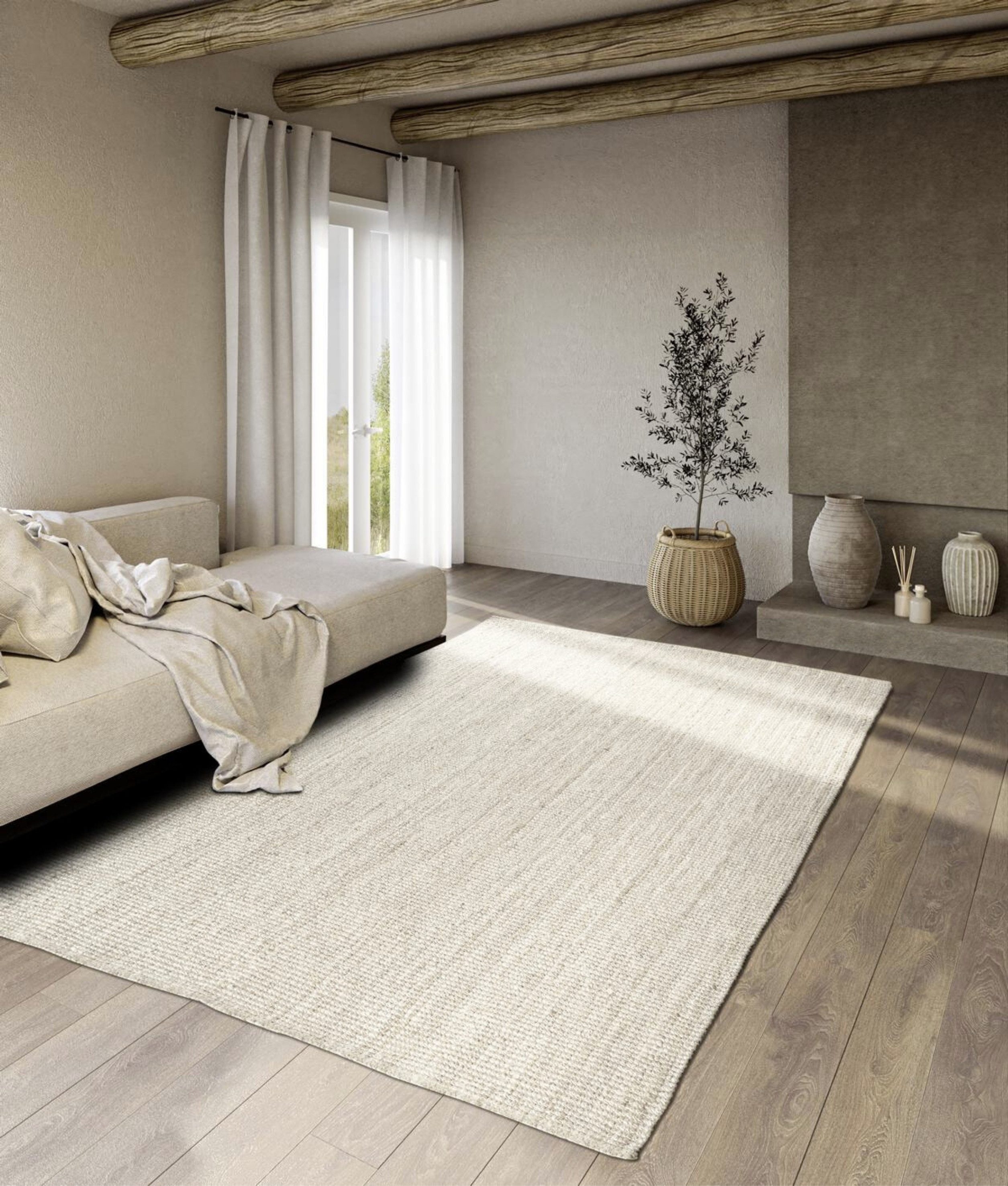 Villeroy & Boch Teppich Rosalie Juteteppich, rechteckig, Höhe: 10 mm, Läufer, 100% Jute, Natur, Wohnzimmer, Esszimmer, Schlafzimmer, GRS