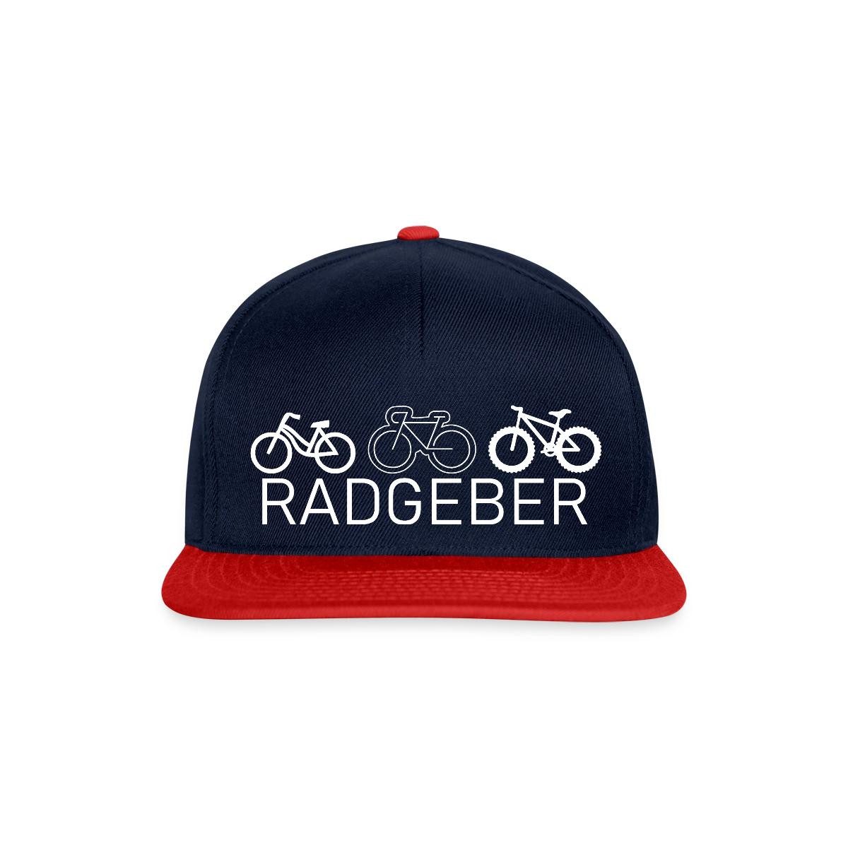 Snapback Cap Radgeber, Fahrradhumor Snapback Cap